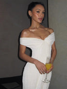 Althea - Elegant Backless Maxi Dress Olivia The Label