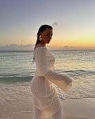 Nayara - Elegant Off Shoulder Maxi Dress Olivia The Label