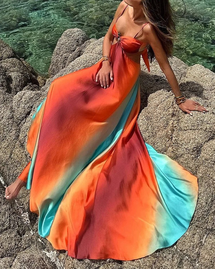 Annie - Sunset Maxi Dress Olivia The Label