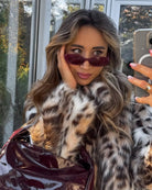 Cambria Faux Fur Coat Olivia The Label