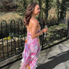 Maisie - Floral Ruffle Maxi Dress Olivia The Label