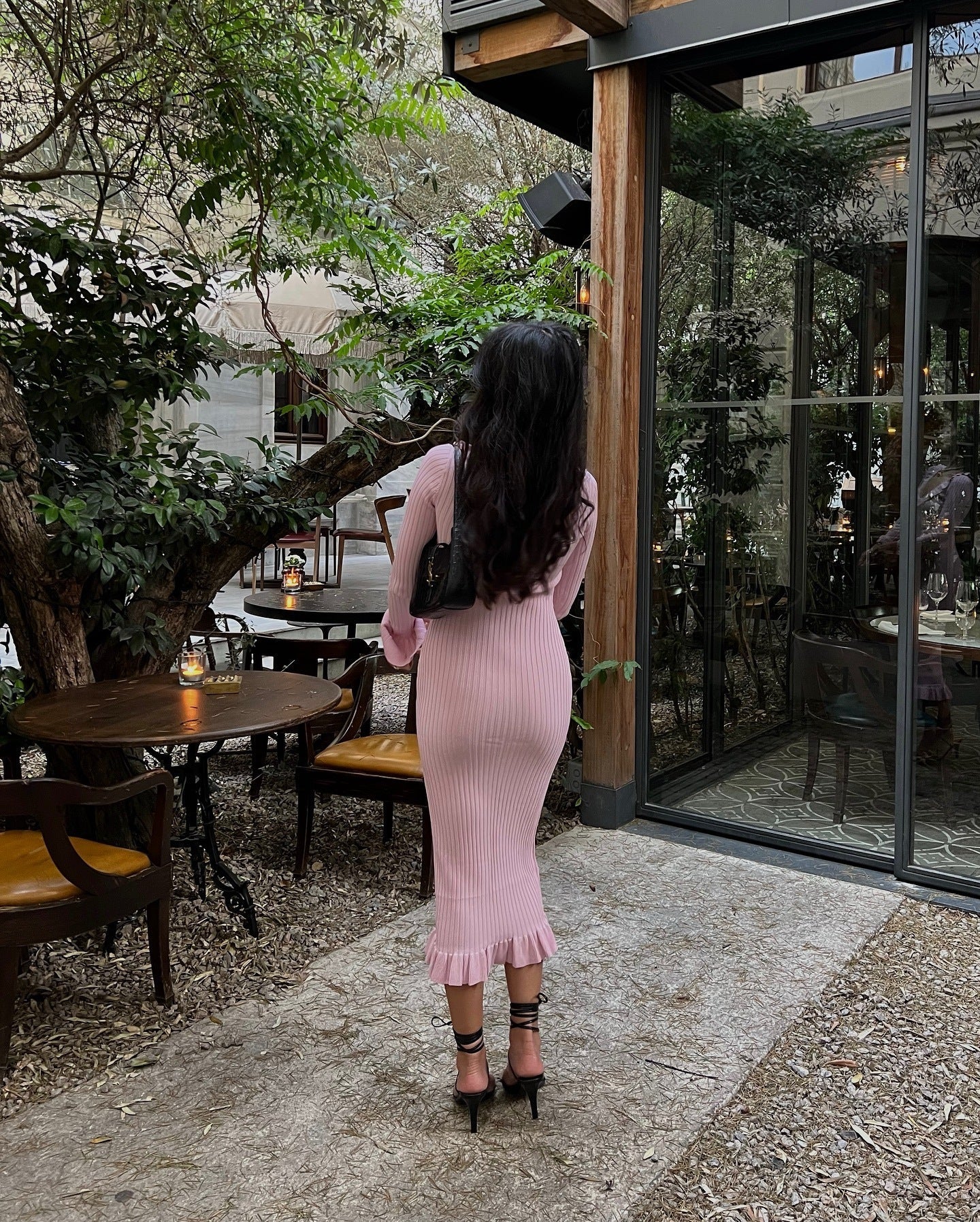 Vienna - Maternity Casual Long Sleeved Midi Dress Olivia The Label