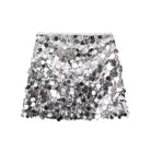 Aurora - Sparkling Sequin Skirt Olivia The Label Silver XS