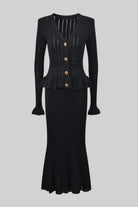 Lara - V-Neck Knitted Set Olivia The Label