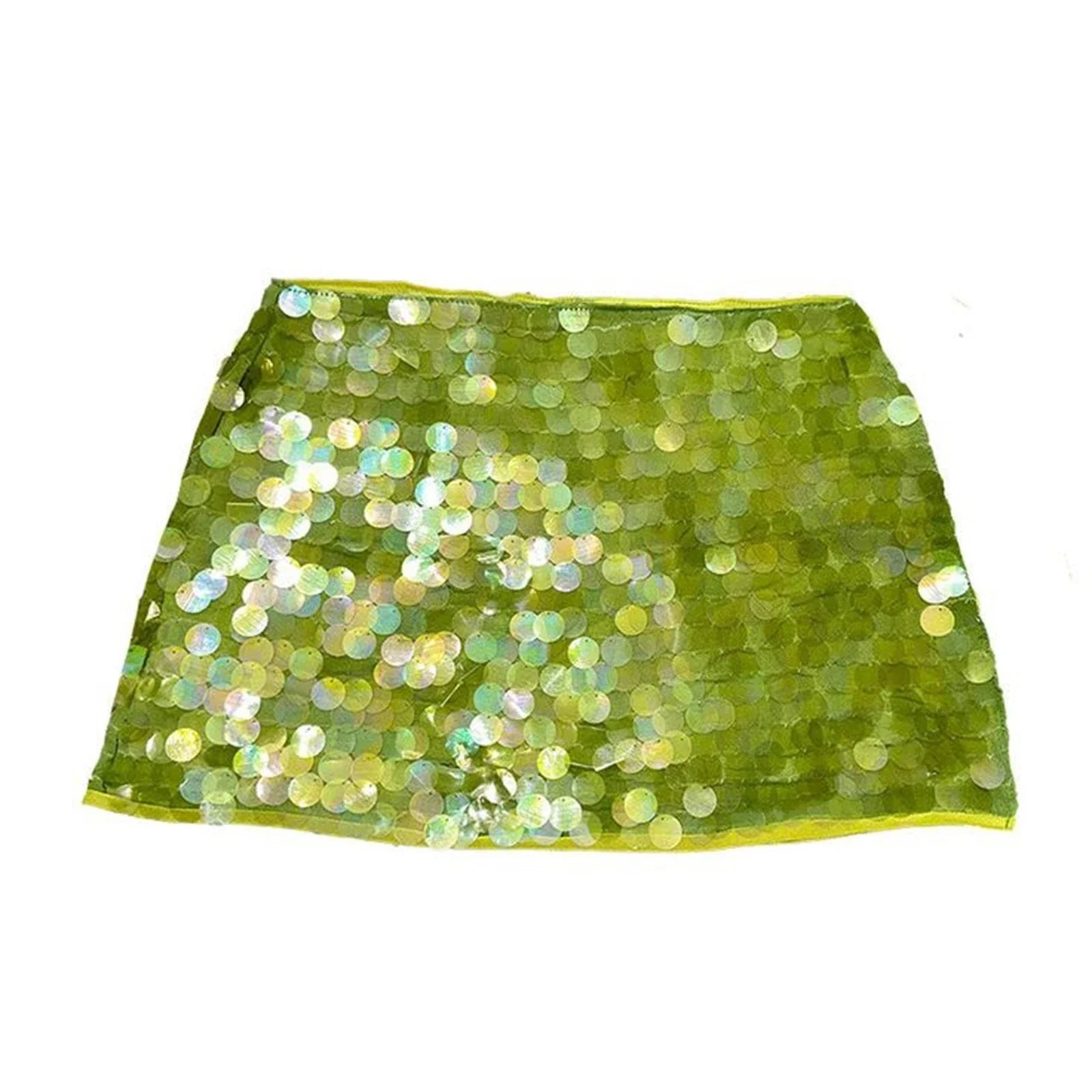 Vienna - Glitter Sequin Mini Skirt Olivia The Label Green XS
