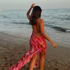 Maya - Vibrant Tropical Midi Dress Olivia The Label