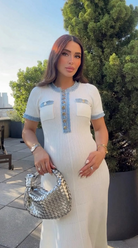 Kenzie - Buttoned Maxi Dress Olivia The Label