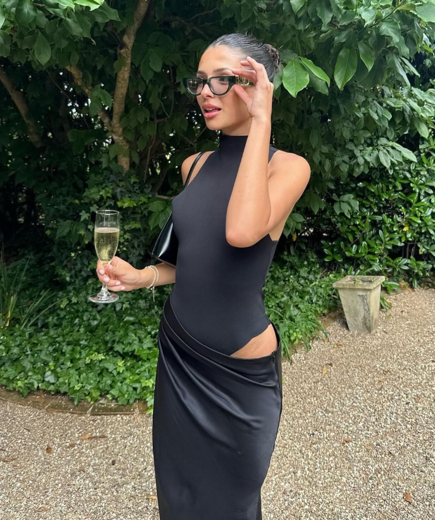 Faye - Asymmetrical Maxi Dress Olivia The Label