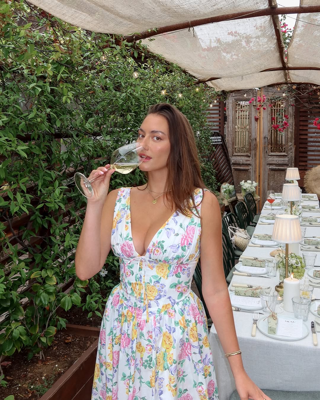 Amelia - Elegant Summer Midi Dress Olivia The Label