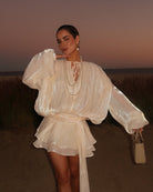 Sylvie - Ruffle Mini Dress Olivia The Label