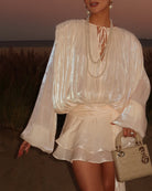 Sylvie - Ruffle Mini Dress Olivia The Label