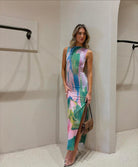 Ava - Pastel Maxi Dress Olivia The Label
