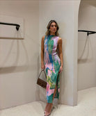 Ava - Pastel Maxi Dress Olivia The Label