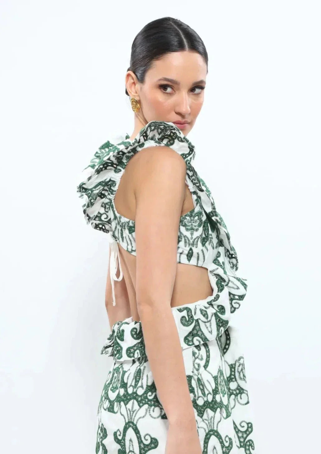 Kirra - Ruffled Maxi Dress Olivia The Label