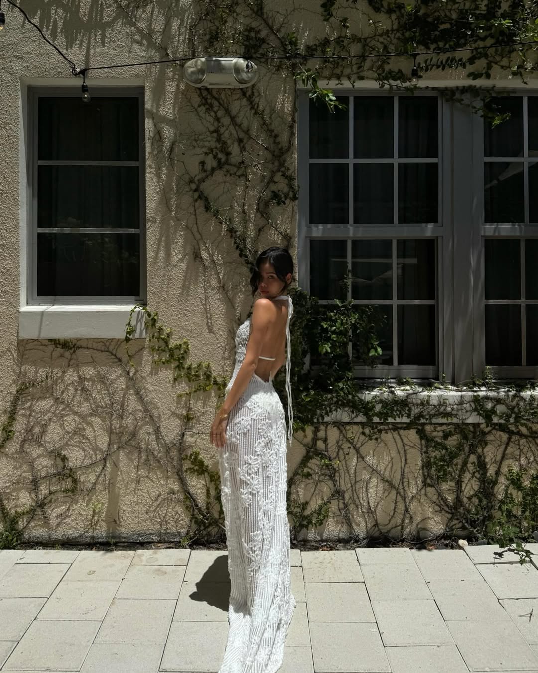 Arlette - Hanging Neck Sleeveless Maxi Dress Olivia The Label