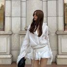 Brontë - Pleated Mini Dress Olivia The Label