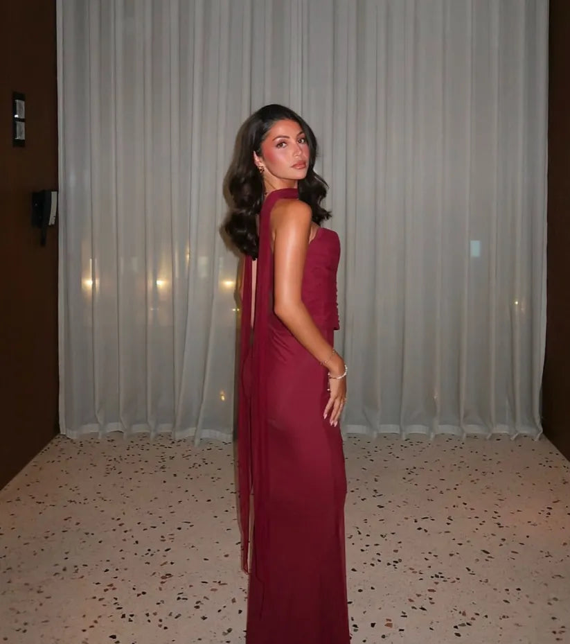 Rosie - Strapless Bodycon Maxi Dress Olivia The Label