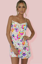 Hallie - Sequin Backless Mini Dress Olivia The Label