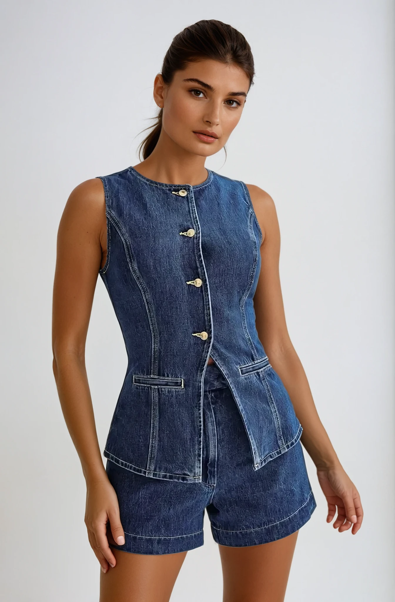 Mulberry - Denim Set Olivia The Label