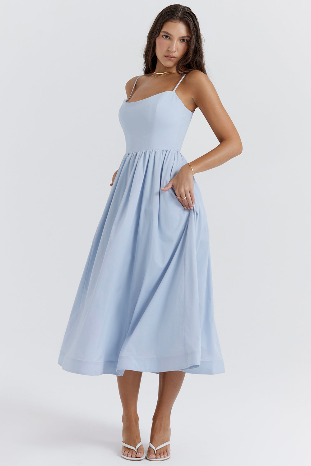 Jenna Elegant Midi Dress Olivia The Label