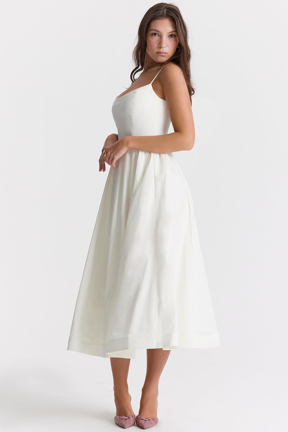 Jenna Elegant Midi Dress Olivia The Label