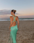 Merinda - Braided Maxi Dress with Split Olivia The Label