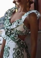 Kirra - Ruffled Maxi Dress Olivia The Label