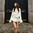 Brontë - Pleated Mini Dress Olivia The Label